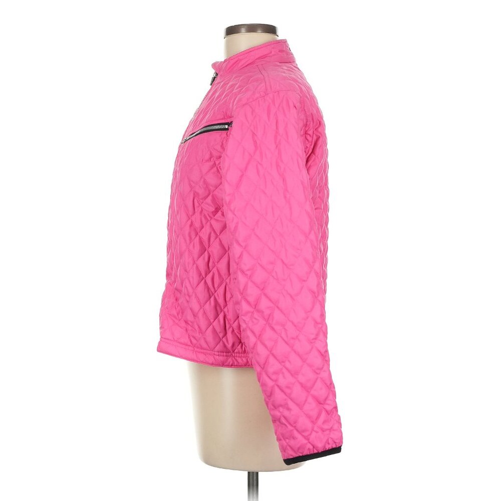 Obermeyer Weather System Quilted Puffer Ski Jacket • Pink • Sz 8 • EUC - Picture 4 of 4